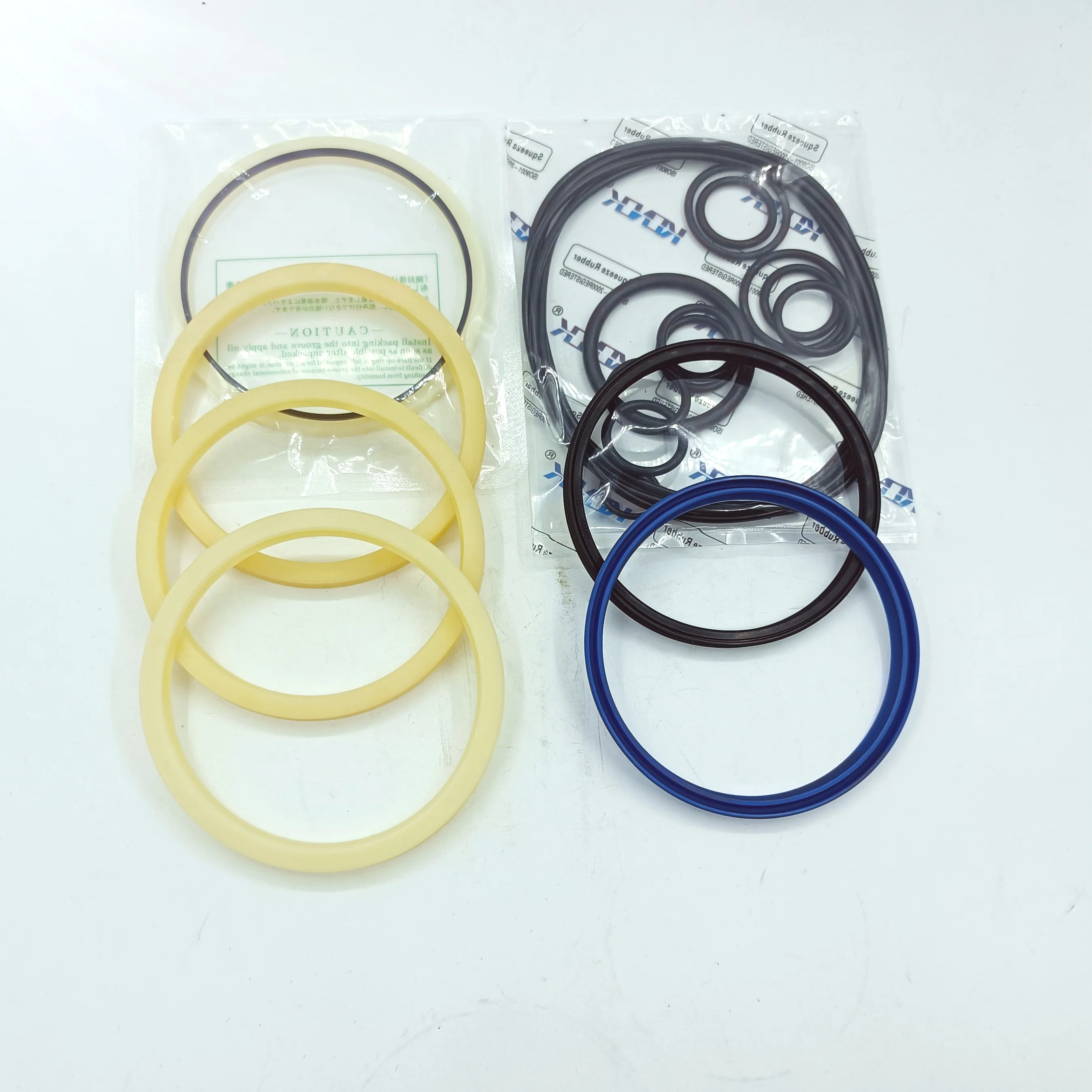 Construction Equipment Hydraulic Rod Seal Blue Cylinder Piston Seal