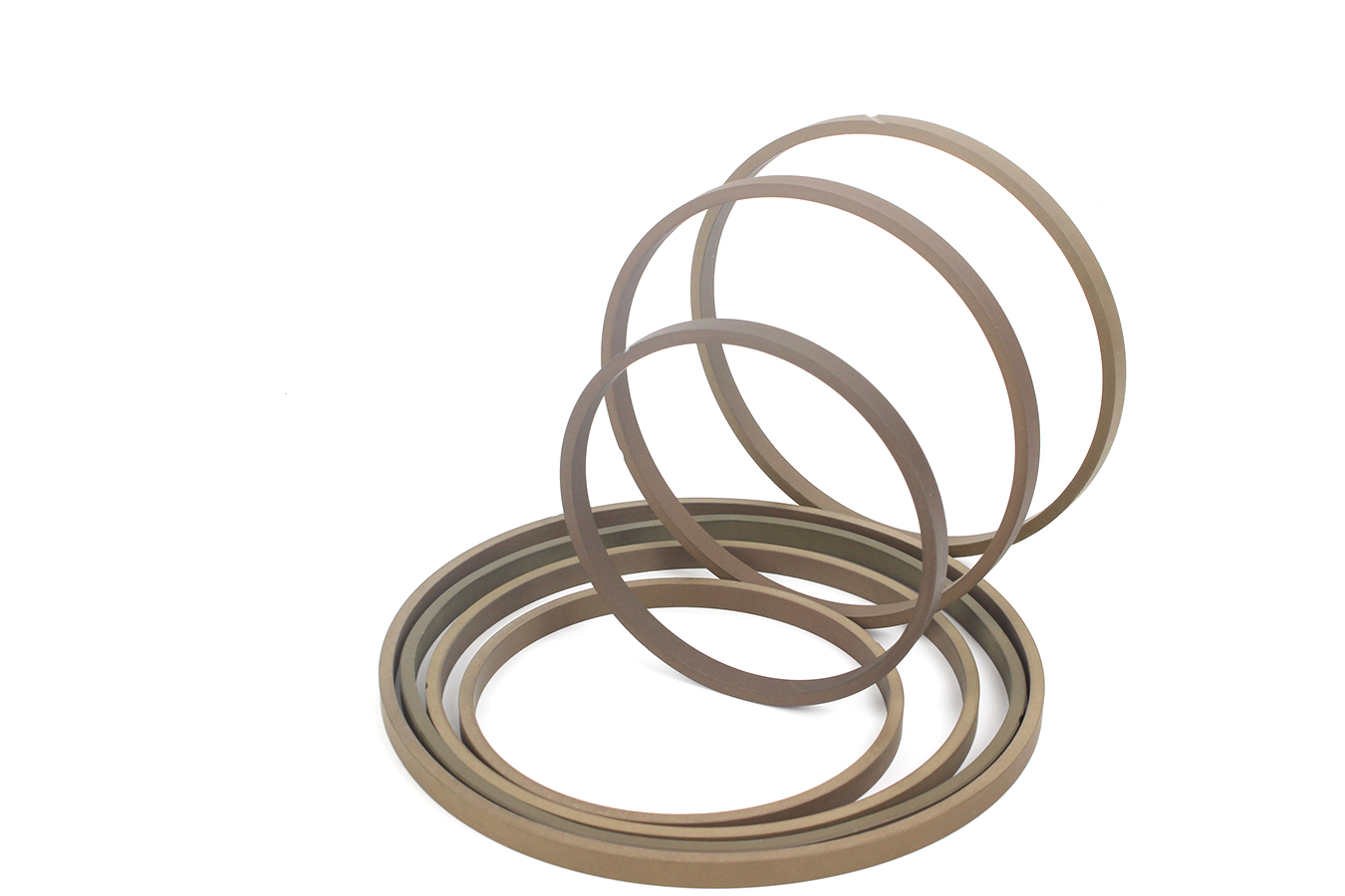 PTFE Hydraulic Rubber Seal , BRT Hydraulic Cylinder Back Up Ring