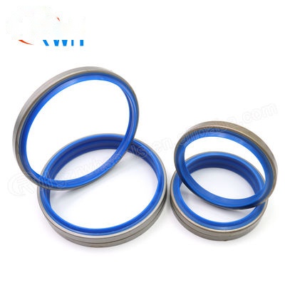 PU Iron 30Mpa Hydraulic Cylinder Wiper Seal DKBI With Blue Color