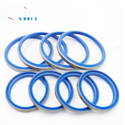 PU Iron 30Mpa Hydraulic Cylinder Wiper Seal DKBI With Blue Color